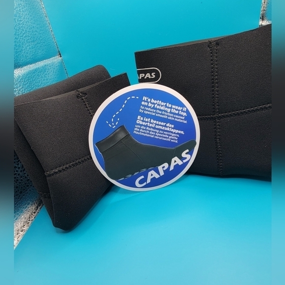 XL CAPAS 2mm Neoprene Water Socks, Beach Volleyball Sand Proof Socks, Diving - Picture 5 of 9